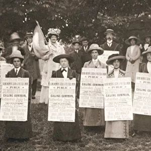 The suffragettes of Ealing, London, 1912