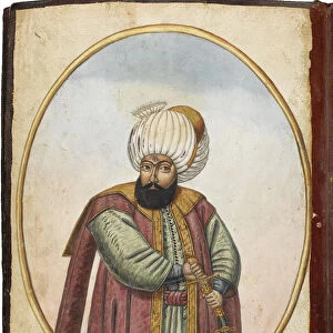 The Sultan Osman I, Early 19th century. Artist: Anonymous