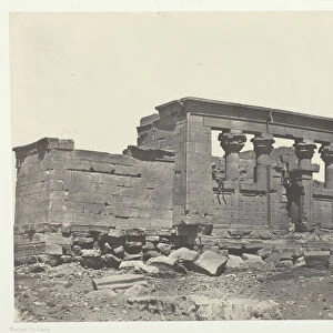 Temple de Debod, Parembole de l Itineraire d Antonin;Nubie, 1849 / 51