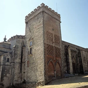 Tower of the church in the Castle of Aracena (Huelva)