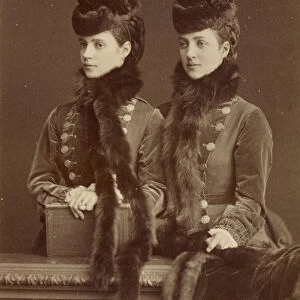Tsesarevna Maria Feodorovna (1847-1928), later Empress of Russia, and the Princess of Wales (1844-19