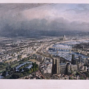 View of London from Westminster, c1850. Artist: A Appert