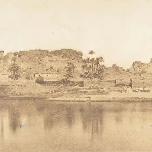 Vue generale de l ile de Philae, prise de l Est, 1849-50