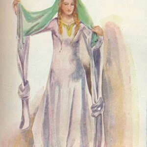 A Woman of the Time of Stephen, 1907. Artist: Dion Clayton Calthrop