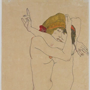 Two Women Embracing, 1913. Creator: Schiele, Egon (1890-1918)