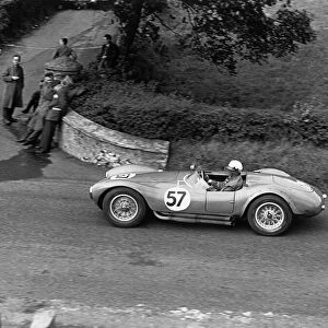 1954 Tourist Trophy: Luigi Musso / Sergio Mantovani, 5th position, action
