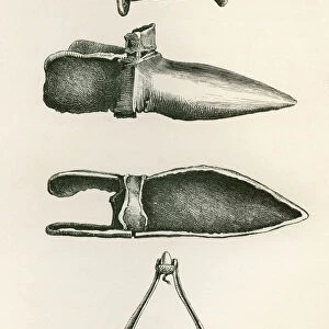 Stirrups And Sollerets. From The British Army: Its Origins, Progress And Equipment, Published 1868