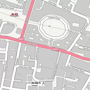 City of London EC2M 5 Map