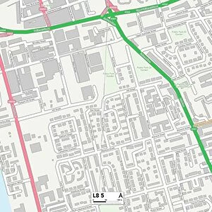 Liverpool L8 5 Map