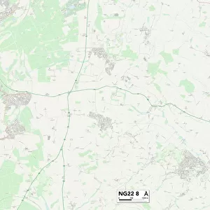Newark and Sherwood NG22 8 Map