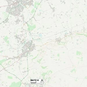 Wiltshire BA13 4 Map