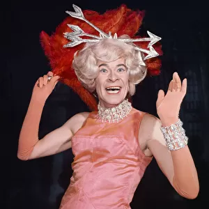Actor Stanley Baxter as the Pantomime Dame in "Jack and the Beanstalk"
