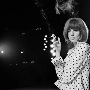 Cilla Black, at the London Palladium. 8th May 1964