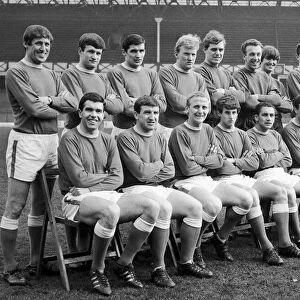 Everton squad pose for a group photograph at Goodison ahead of their FA Cup match against