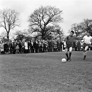 Highgate United F. C. v Enfield. Tragically Highates Tony Allden died after being