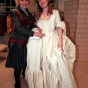 Lynne Johnston Clothes Show Bride of the Year February 1998 with Vivienne Westwood being