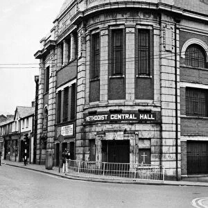 The methodist Central Hall in Tonypandy. 16th April 1974