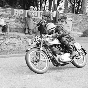 Motorcycle Racing Isle of Man TT Races June 1954 G Arnold No