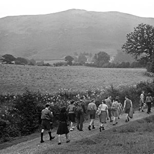 People on a holiday with Holiday Fellowship, which organised walking