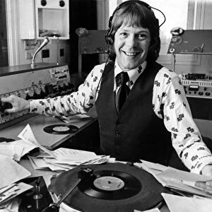 Radio presenter Billy Butler. Circa 1975