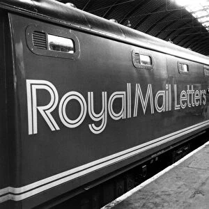 The Royal Mail Letters carriage at Newcastle Central Station on 13th May 1987