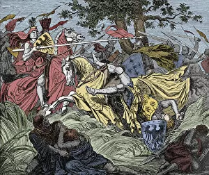 Manfred Killed in Battle - Battle of the Benevent (26 February 1266)
