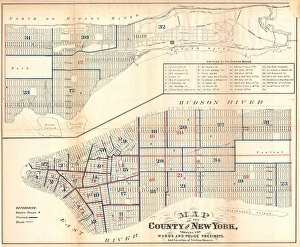 1871, Hardy Map of New York City Police Departments, topography, cartography, geography 1871, Hardy Map of New York City Police Departments, topography, cartography, geography