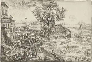 Attack Fortress Orange Church God 1672 Comprehensive allegorical representation Attack Fortress Orange Church God 1672 Comprehensive allegorical representation