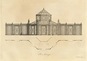 Aviary Plans elevations sections perspective views