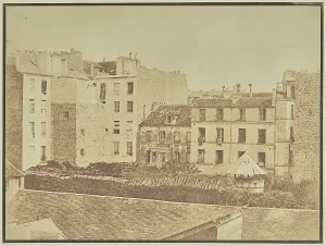 City View Rooftops Attributed Hippolyte Bayard City View Rooftops Attributed Hippolyte Bayard