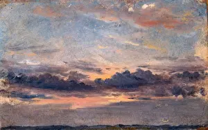 A Cloud Study, Sunset, John Constable, 1776-1837, British