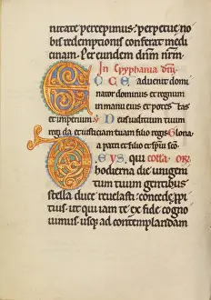 Decorated Initial E, Decorated Initial D