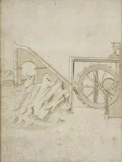 Mill Prints: Folio 13 mill powered water siphon Edificij et