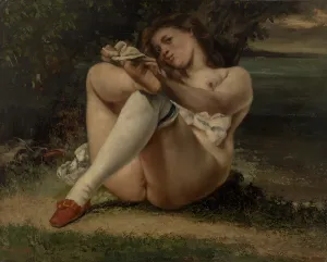 Gustave Courbet Woman White Stockings La Femme aux bas blancs Gustave Courbet Woman White Stockings La Femme aux bas blancs