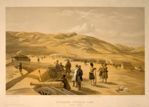 Highland Brigade camp, looking south / W. Simpson, del. ; T. Picken, lith. ; Day & Son Highland Brigade camp, looking south / W. Simpson, del. ; T. Picken, lith. ; Day & Son