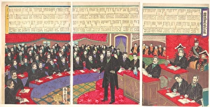 Illustration of the Imperial Diet House of Commons with a Listing of all Members Illustration of the Imperial Diet House of Commons with a Listing of all Members