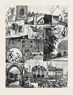The Industrial Exhibition at Peterborough, Sketches in and Around the Town: 1 The Industrial Exhibition at Peterborough, Sketches in and Around the Town: 1