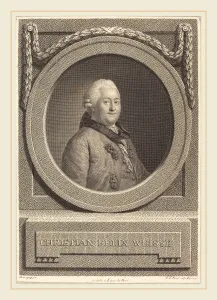 Johann Friedrich Bause after Anton Graff (German, 1738-1814), Christian Weisse, 1771 Johann Friedrich Bause after Anton Graff (German, 1738-1814), Christian Weisse, 1771