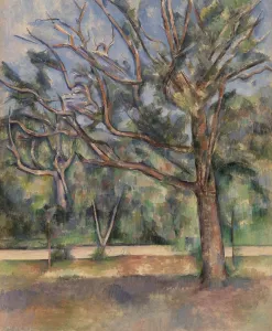 Paul CA zanne Trees Road Arbres et route c. 1890 Paul CA zanne Trees Road Arbres et route c. 1890