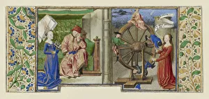 Philosophy Consoling Boethius Fortune Turning Philosophy Consoling Boethius Fortune Turning