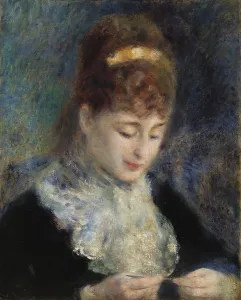 Pierre-Auguste Renoir Woman Crocheting Femme faisant du crochet Pierre-Auguste Renoir Woman Crocheting Femme faisant du crochet