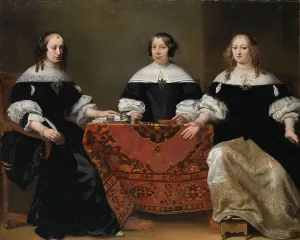 Portrait Three Regents Lepers House Amsterdam Portrait Three Regents Lepers House Amsterdam