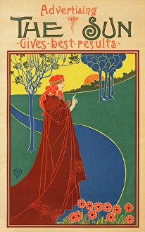 Poster for The Sun, New-York. Rhead, Louis 1857-1926, Artist Poster for The Sun, New-York. Rhead, Louis 1857-1926, Artist