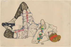 Woman lying back 1914 pencil gouache verso sheet Woman lying back 1914 pencil gouache verso sheet