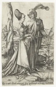 Young Couple Death young man young woman walking Young Couple Death young man young woman walking